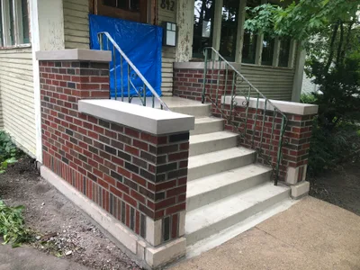 Completed concrete project