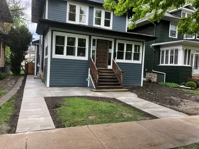 Completed concrete project