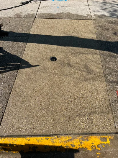 Completed concrete project