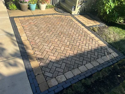 Completed concrete project